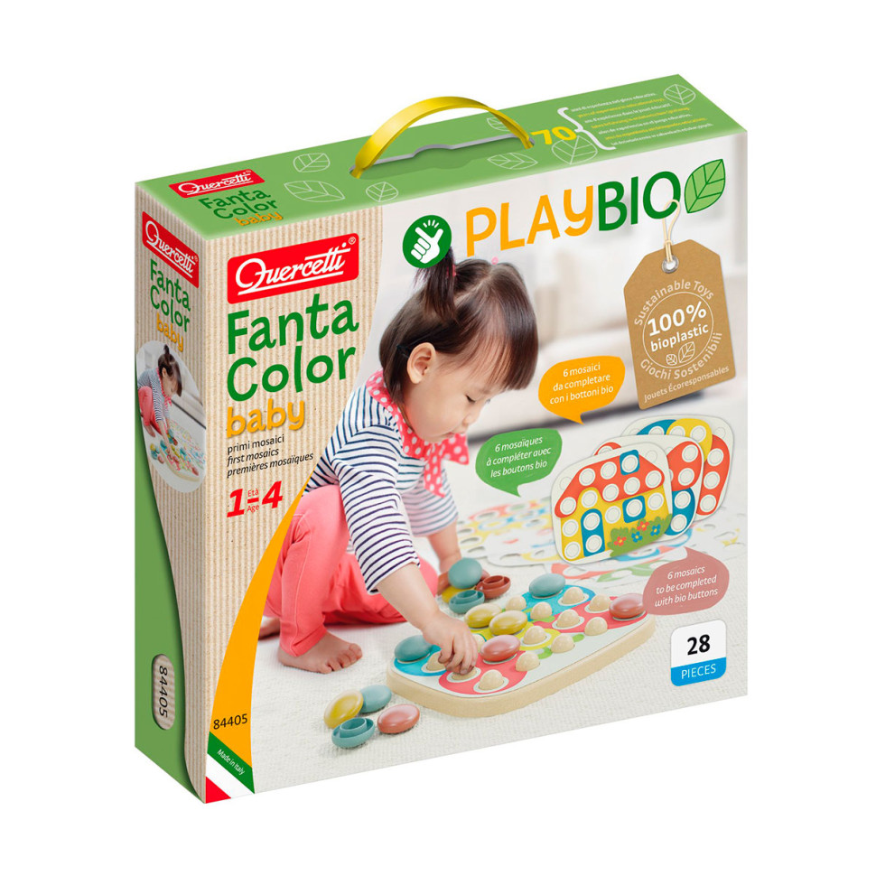 Набір мозаїки Fantacolor Baby Quercetti 84405-Q "Play Bio"