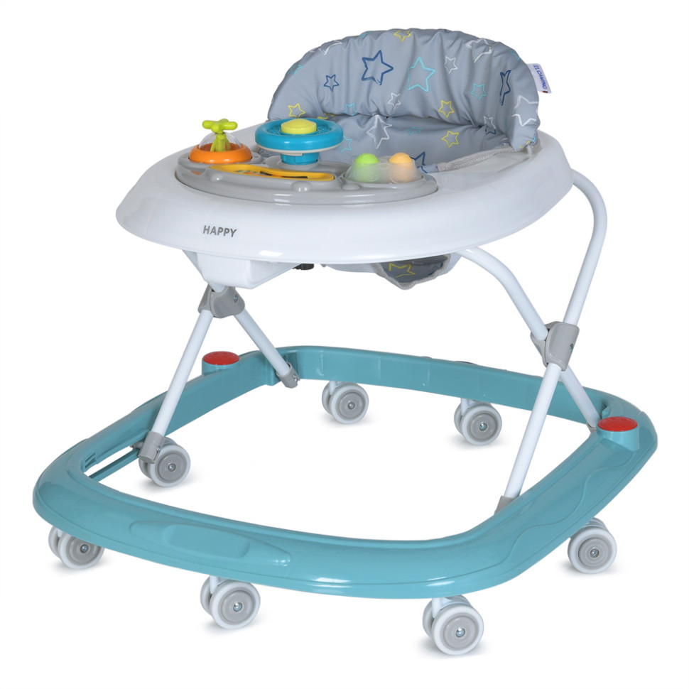 Children's walker EL CAMINO ME 1049 Sky Blue with music and light