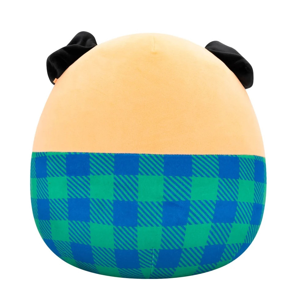 М'який іграшковий мопс Принц у сорочці Squishmallow SQCR06622, 30 см