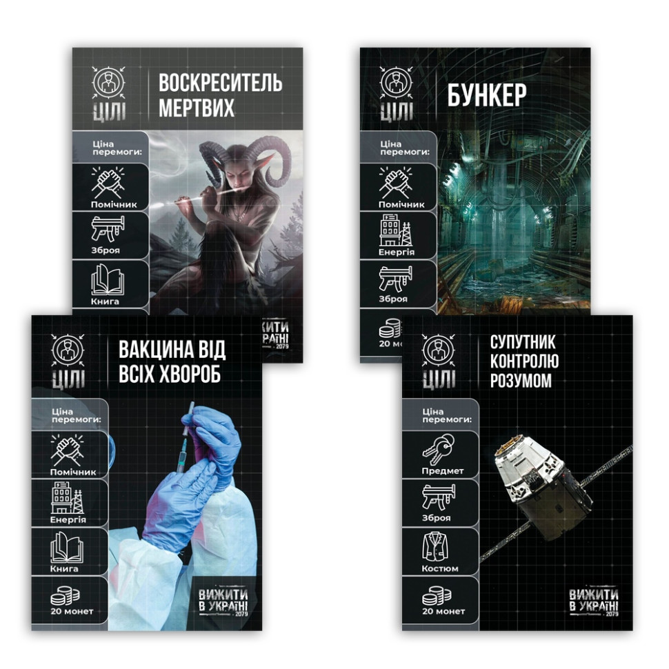 Настільна гра «Вижити в Україні 2079» PLR-0013