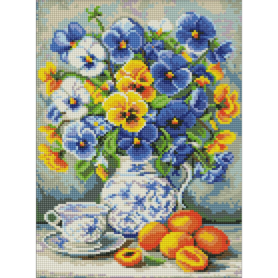 Алмазна мозаїка "Братчики і абрикоси" ©art_selena_ua AMO20463, 30х40 см