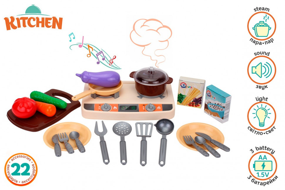 Playset Kitchen 5620TXK, 22 items in the set