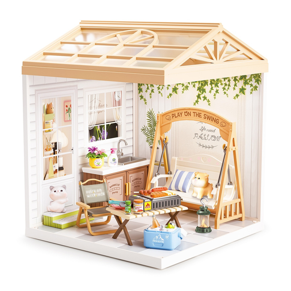 Конструктор-румбокс «Патіо» Mini House 8010-MH, серії «Інтер’єр», 82 деталі