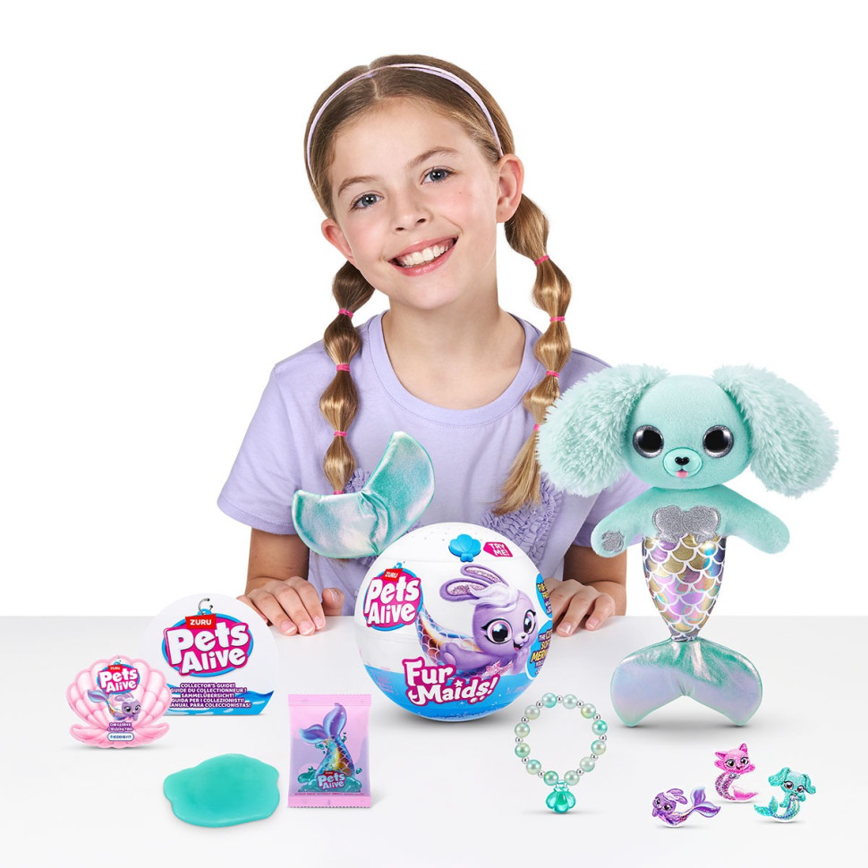 Интерактивный игровой набор серии "Furmaids" Щенок Даззи Pets & Robo Alive 9555D