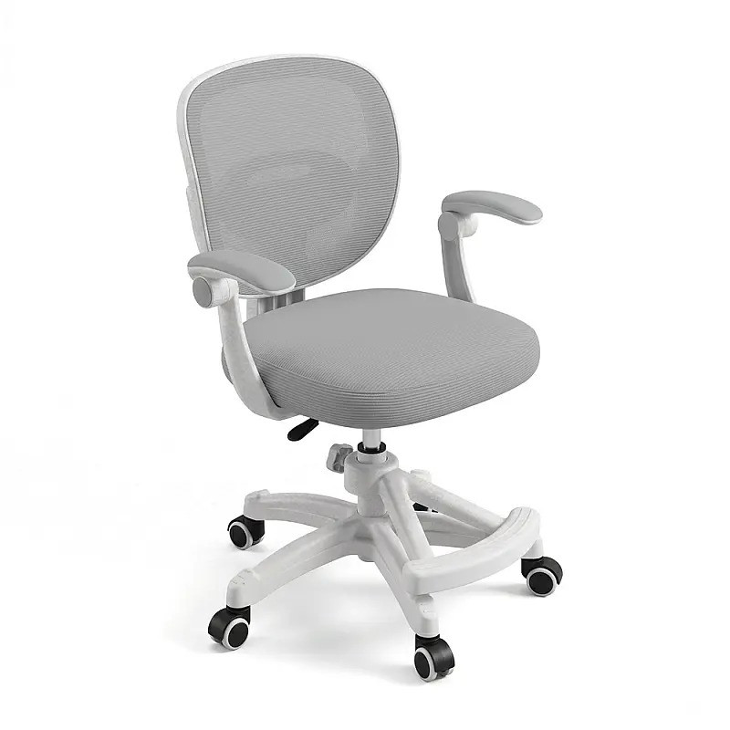 Children's chair M 6483-11 with foldable armrests, gray