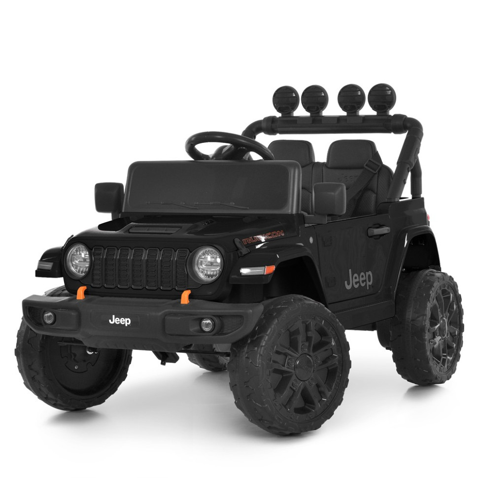 Дитячий електромобіль Джип M 6312EBLR-2(24V) до 30 кг, чорний