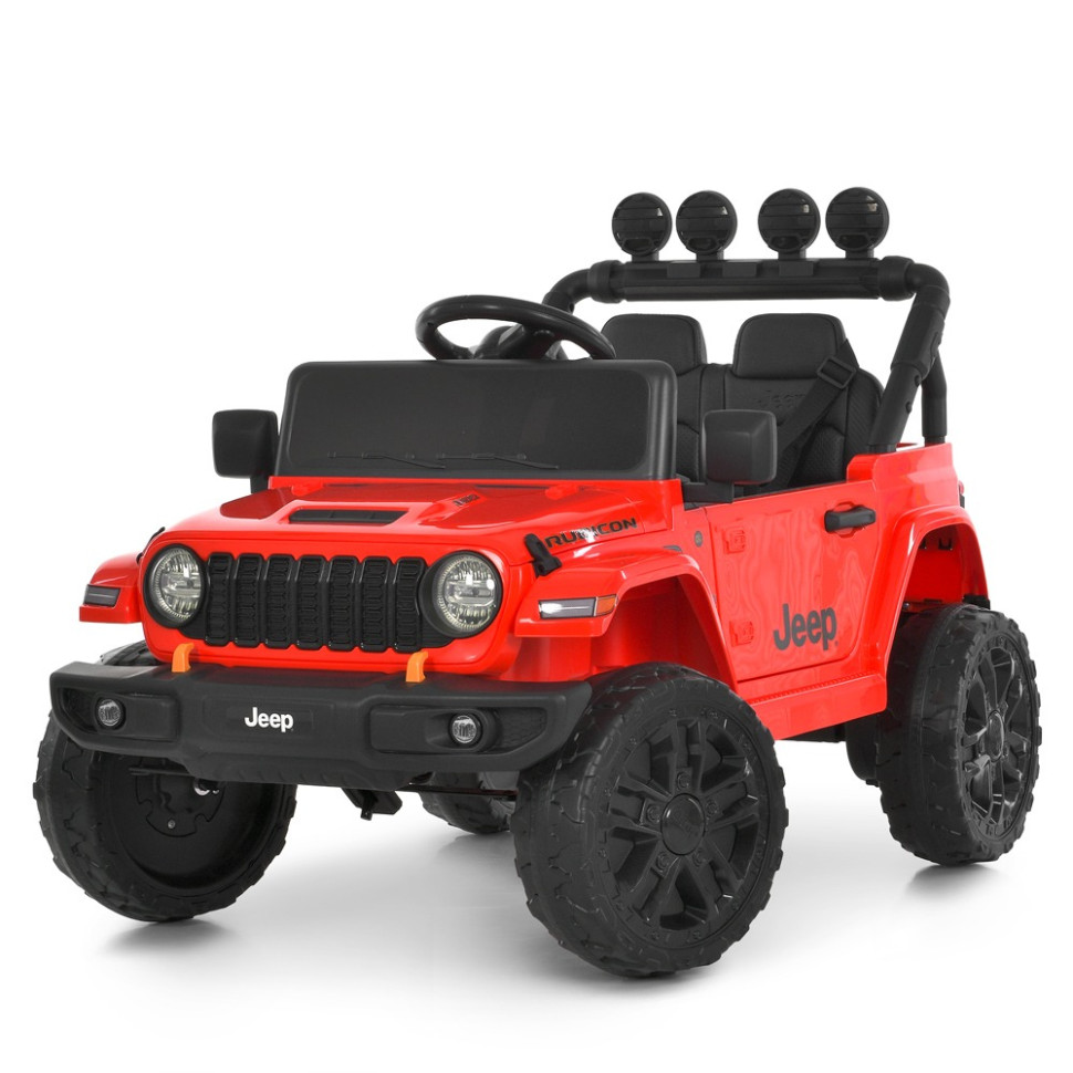 Дитячий електромобіль Джип M 6312EBLR-3(24V) до 30 кг, червоний