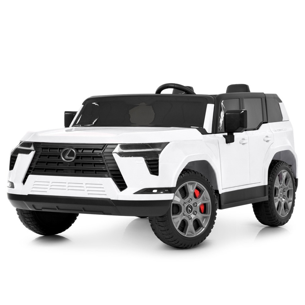 Дитячий електромобіль Джип M 6409EBLR-1 до 30 кг, білий