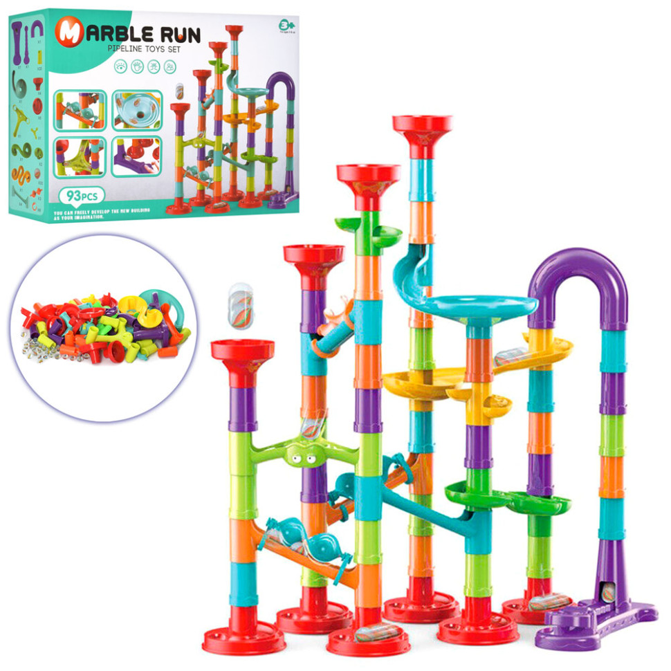 Marble Run Maze Game 8802, 93 pieces