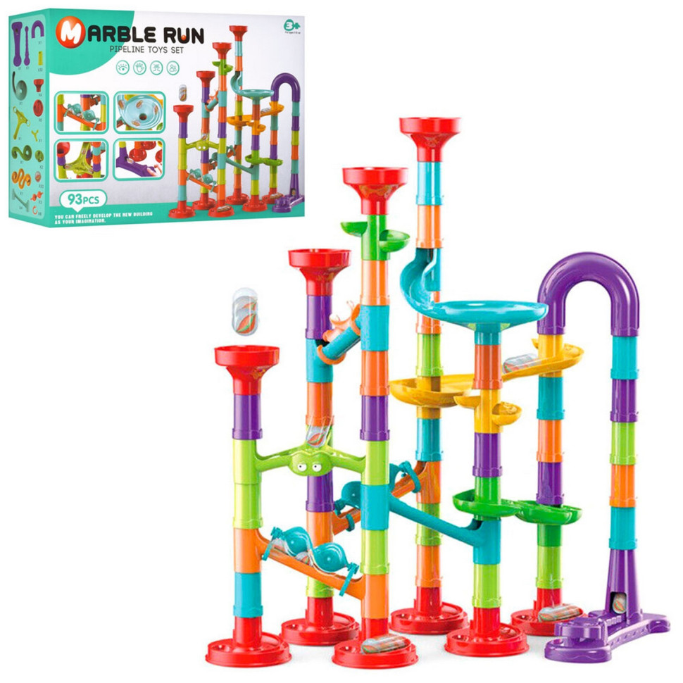 Marble Run Maze Game 8802, 93 pieces