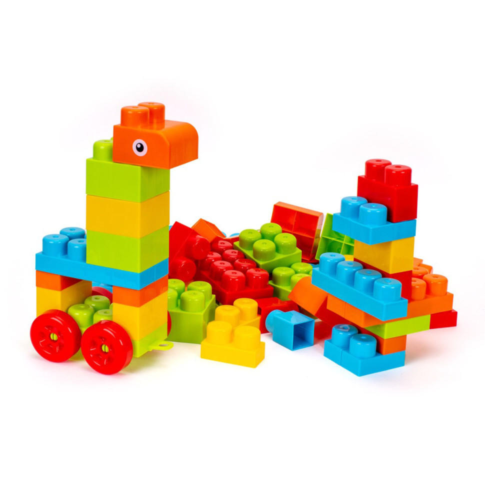 Building set for children with large pieces 6818TXK 50 pieces