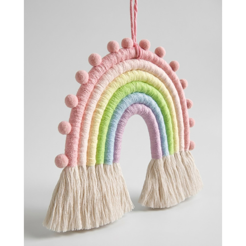 "Little Miracle" Decorative Wall Hanging MKR010, Macramé, 19 x 22 cm
