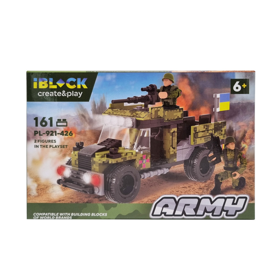 Конструктор детский Армия IBLOCK PL-921-426, 4 вида Вид 2