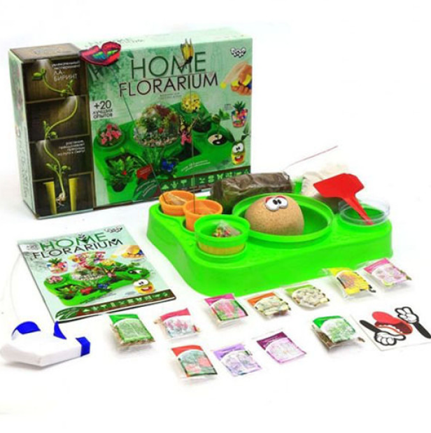 Игровой обучающий набор для выращивания растений HFL-01 "Home Florarium"