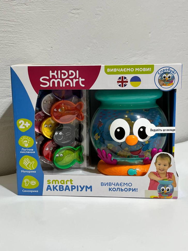 Интерактивная обучающая игрушка Smart-Аквариум KIDDI SMART 207659 украинский и английский Интерактивная обучающая игрушка Smart-Аквариум KIDDI SMART 207659 украинский и английский