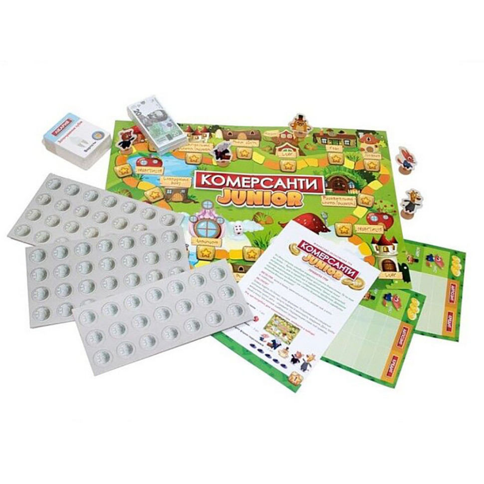Настольная игра Коммерсанты Junior 10120162 на украинском языке
