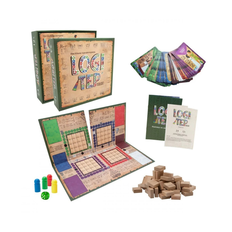 Настольная игра-викторина "Logi Tep" Strateg 30269 на украинском языке