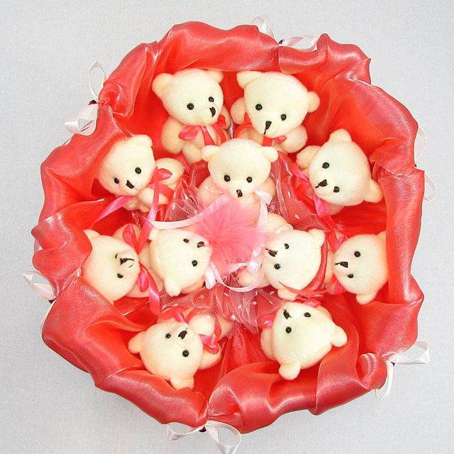 Bouquet of soft toys 11 bears 5284IT