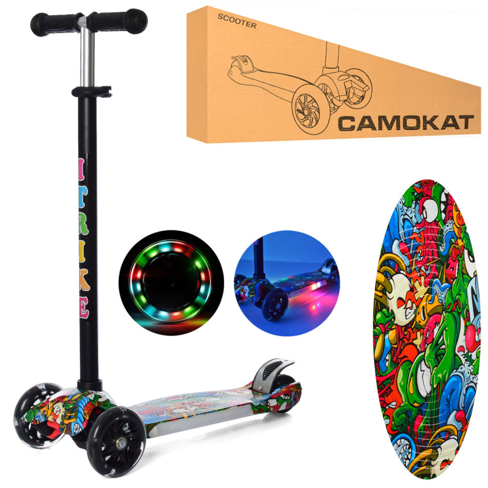 Children's scooter iTrike JR 3-052-1-WP2 MAXI kickstand