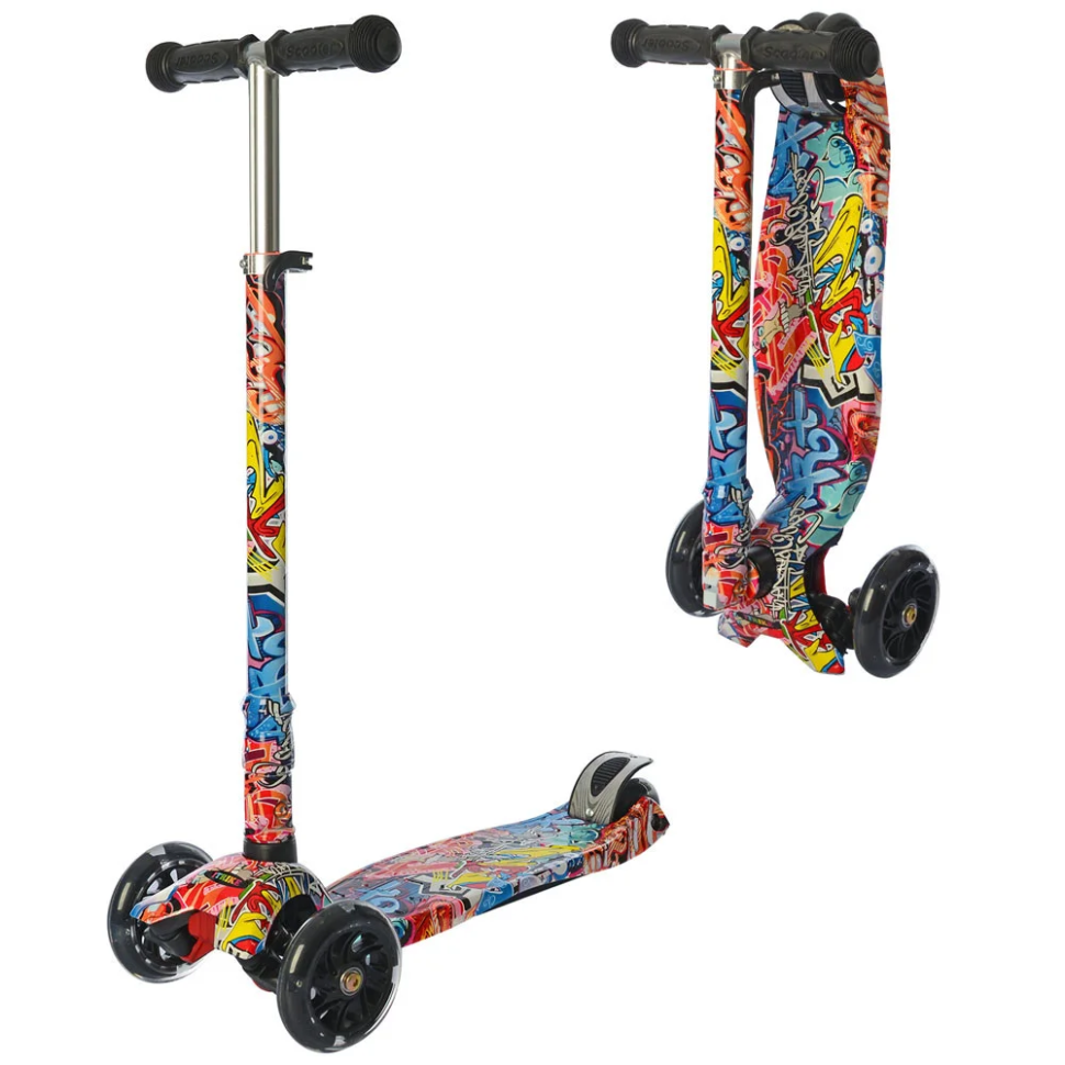 Children's scooter MAXI iTrike JR 3-055-WP8