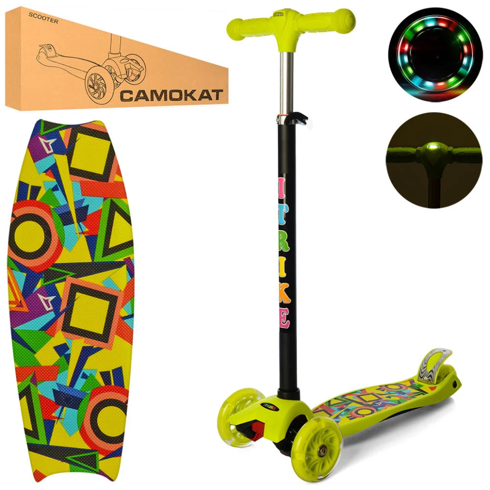Children's scooter MAXI iTrike JR3-055-GR1-L