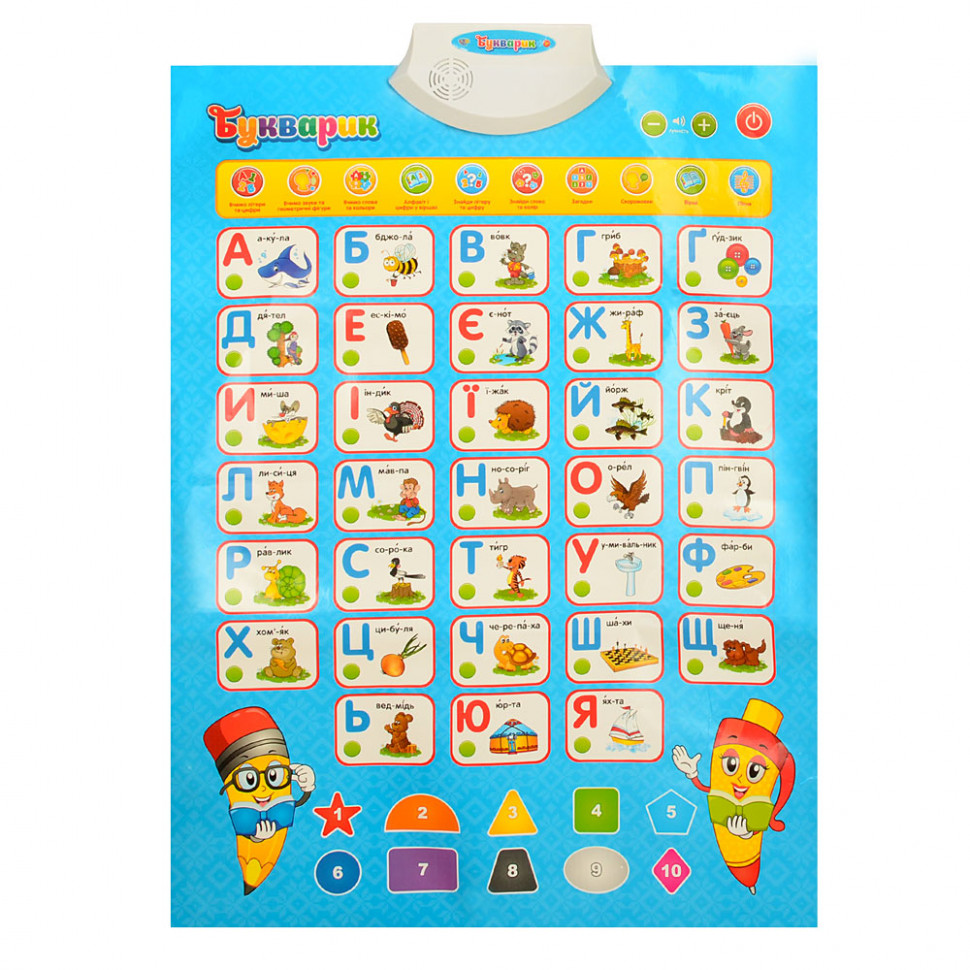 Children's educational poster 7031 UA