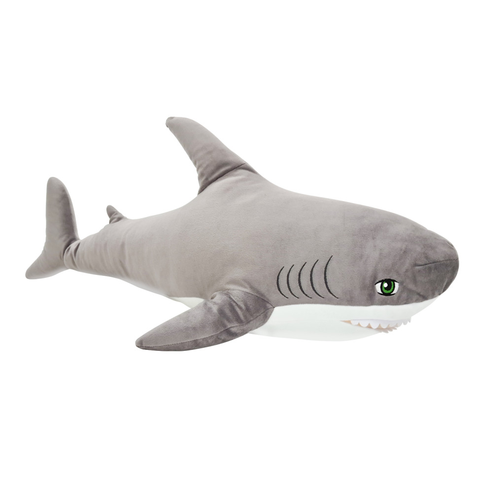 Игрушка плюшевая "Акула" FWPTSHARK22GR0080 серый 80 см
