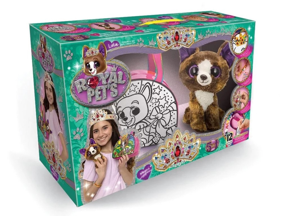 Набор креативного творчества "ROYAL PET`S" сумочка с собачкой RP-01-01-07U укр RP-01-07U