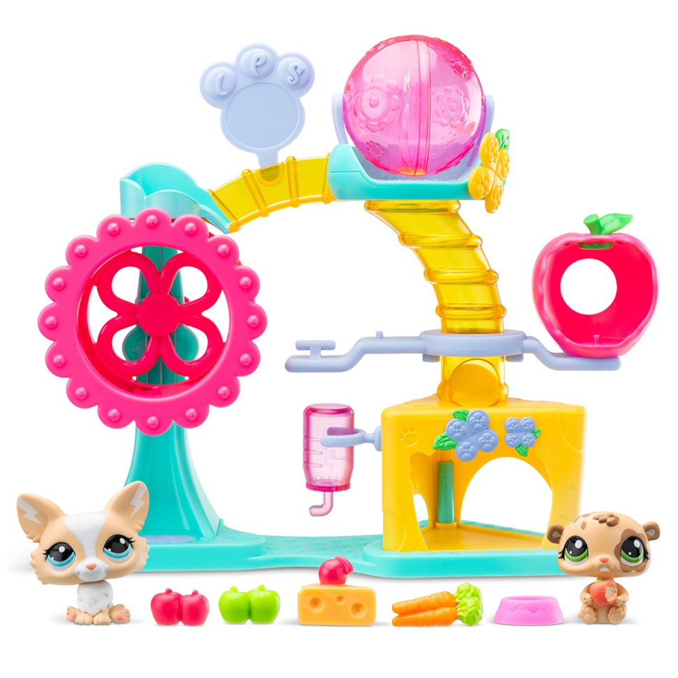 Игровой набор "Фабрика Развлечений" Littlest Pet Shop 00519 аксессуары и 2 фигурки, фабрика