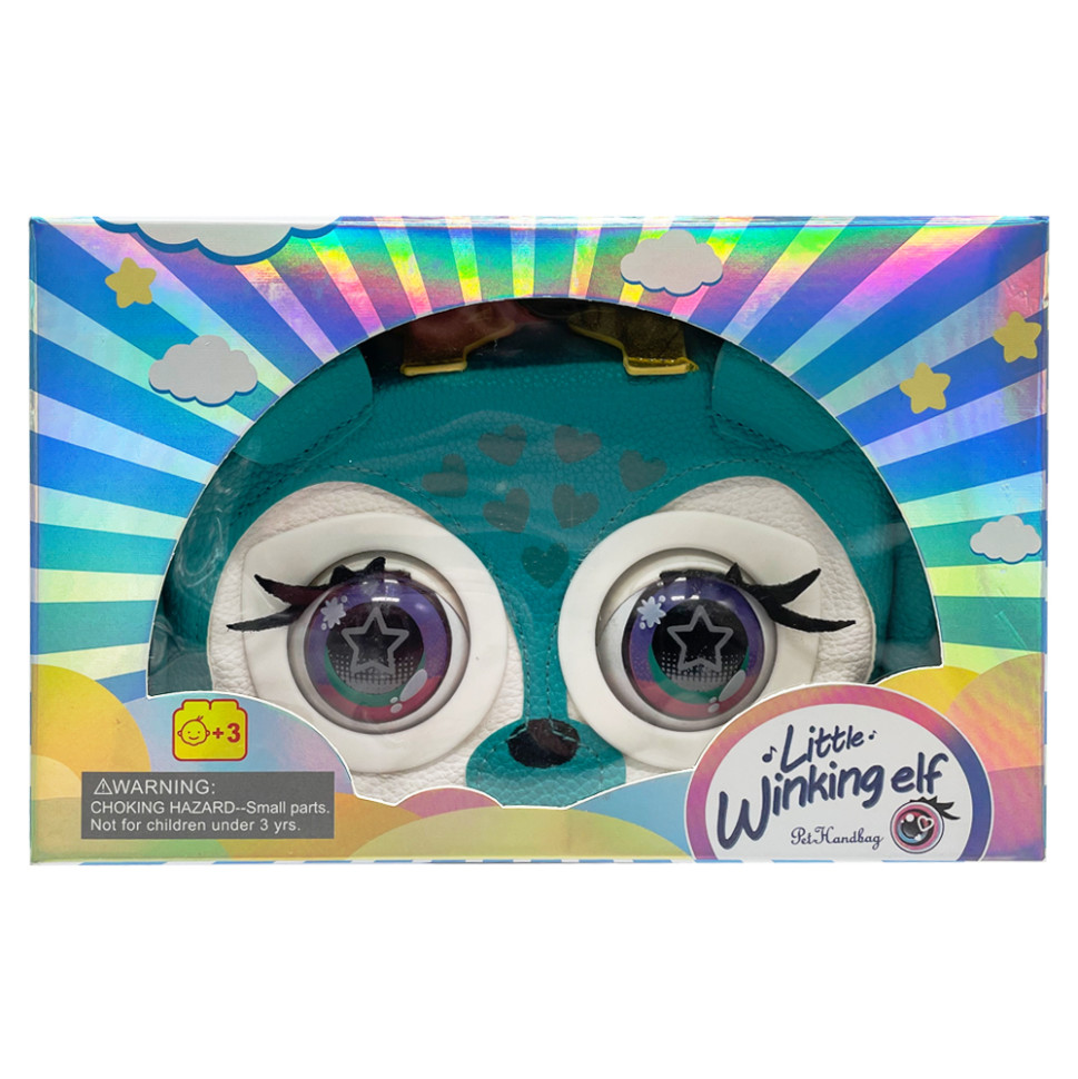 Интерактивная сумочка Little Winking Elf "Песик" BL-316-6 воспроизводит более 25 звуков