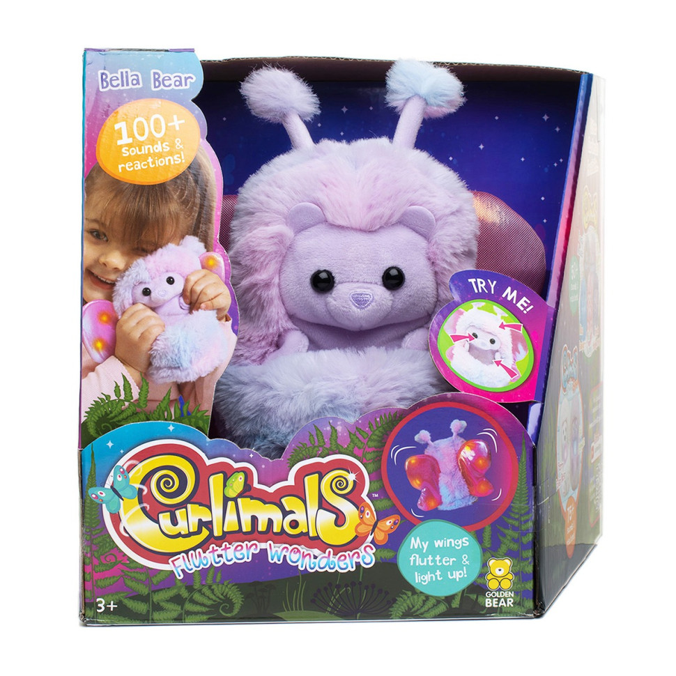 Интерактивная игрушка Медведица Белла Curlimals 3729 серии «Flutter Wonders»