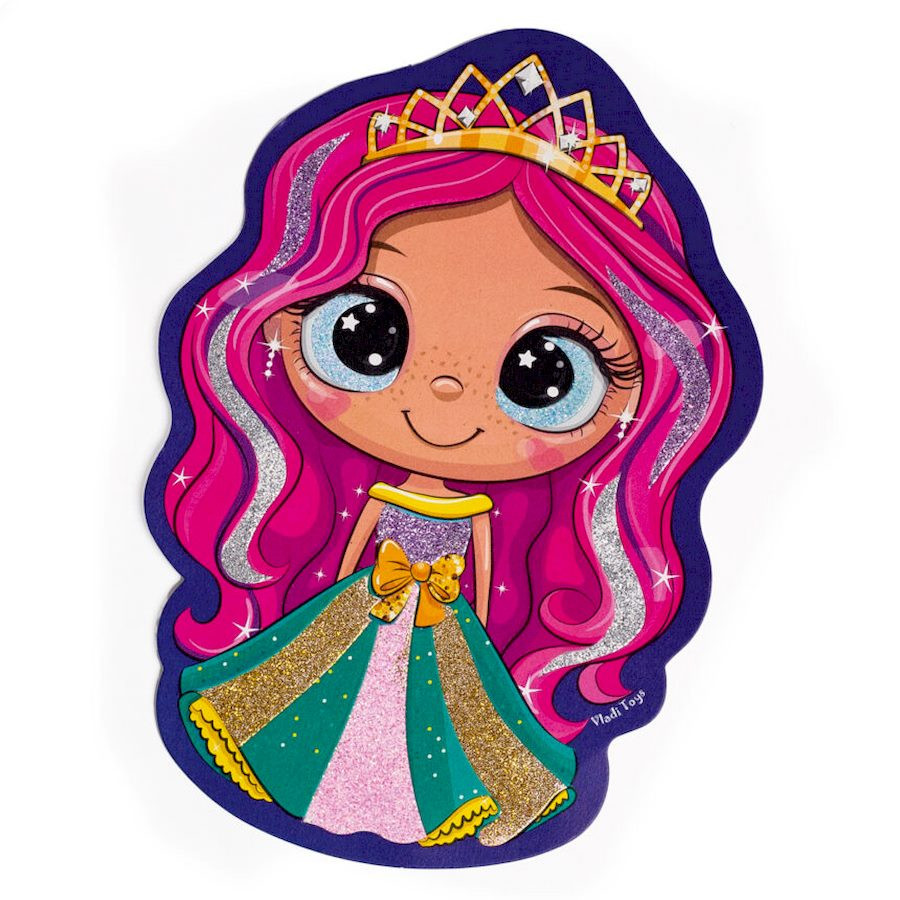 Creative set "Glitter Art Fairytale Princesses" VT4501-10