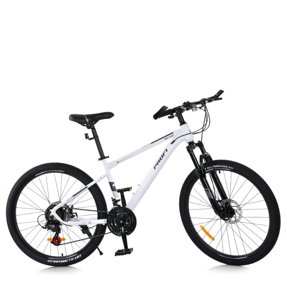 Велосипед SKD75 MTB 2605-2, 26 дюймов, стальная рама 16 Sunrun 24SP белый