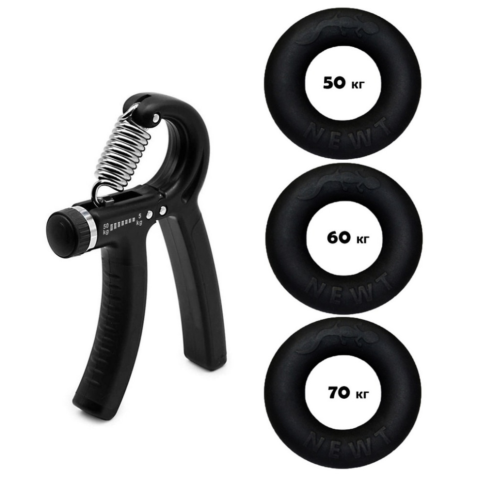 Набор кистевых эспандеров кольцо+эспандер ножницы Power Grip Set3 NE-1589-60