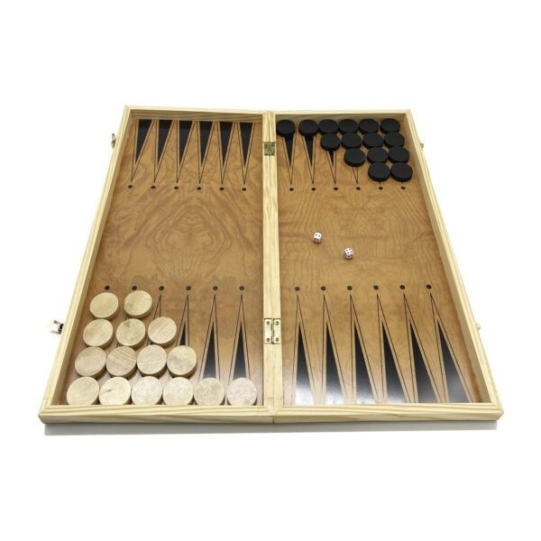 Набор настольных игр "Шахматы 3 в 1" Set3 NE-LG-12 нарды, шашки, шахматная доска 40х40 см