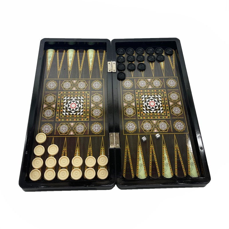 Набор настольных игр "Шахматы 3 в 1" Set3 NE-SP-SET-14 нарды, шашки, 40х40 см