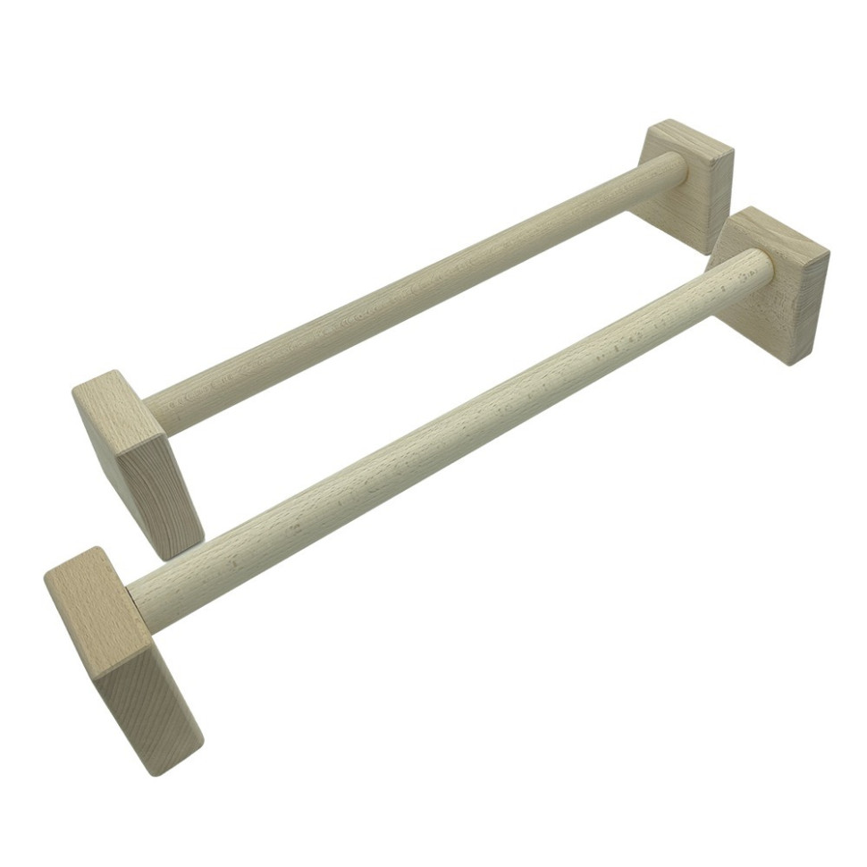 Паралетсы, упоры для отжимания деревянные Wood Gym Push Up NE-WD-50 из бука 50 см 2 шт