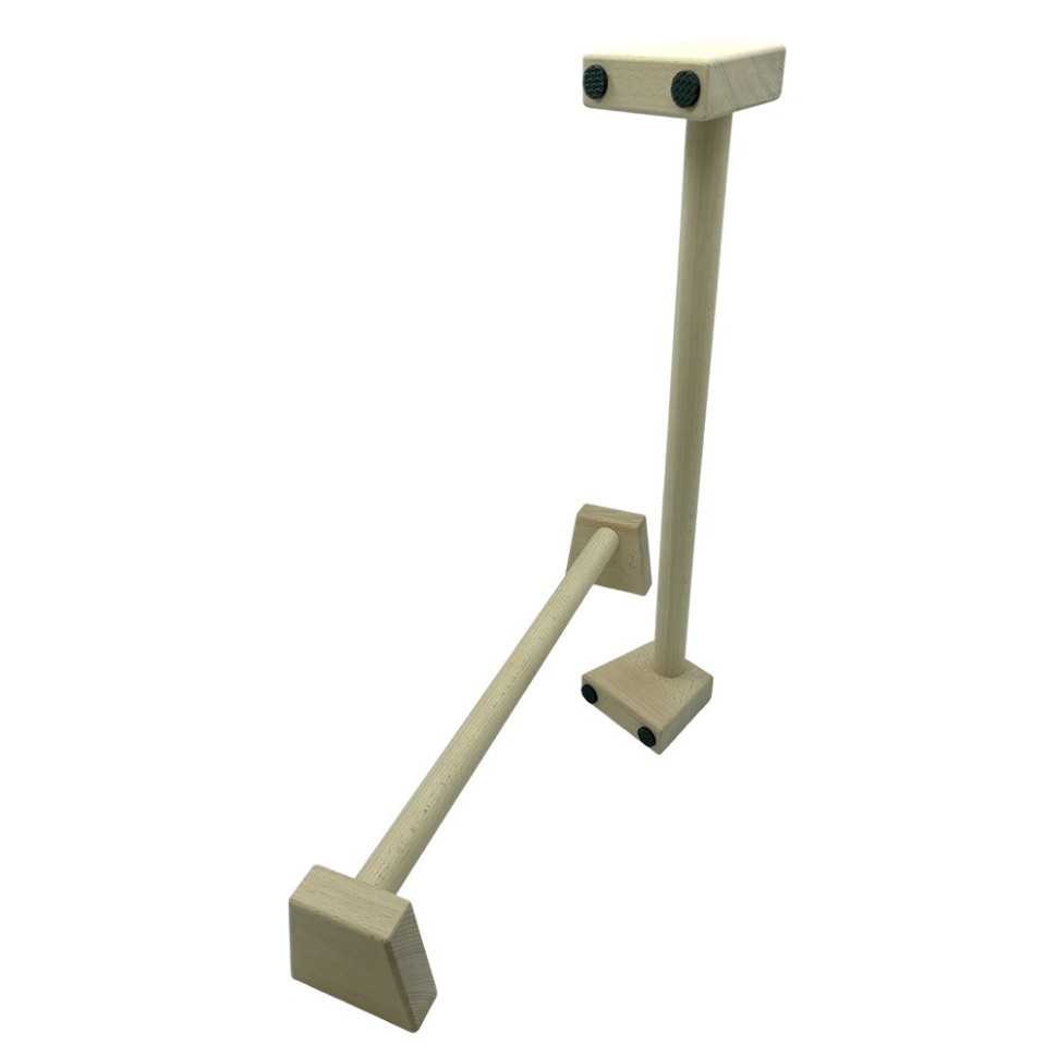 Паралетсы, упоры для отжимания деревянные Wood Gym Push Up NE-WD-60 из бука 50 см 2 шт