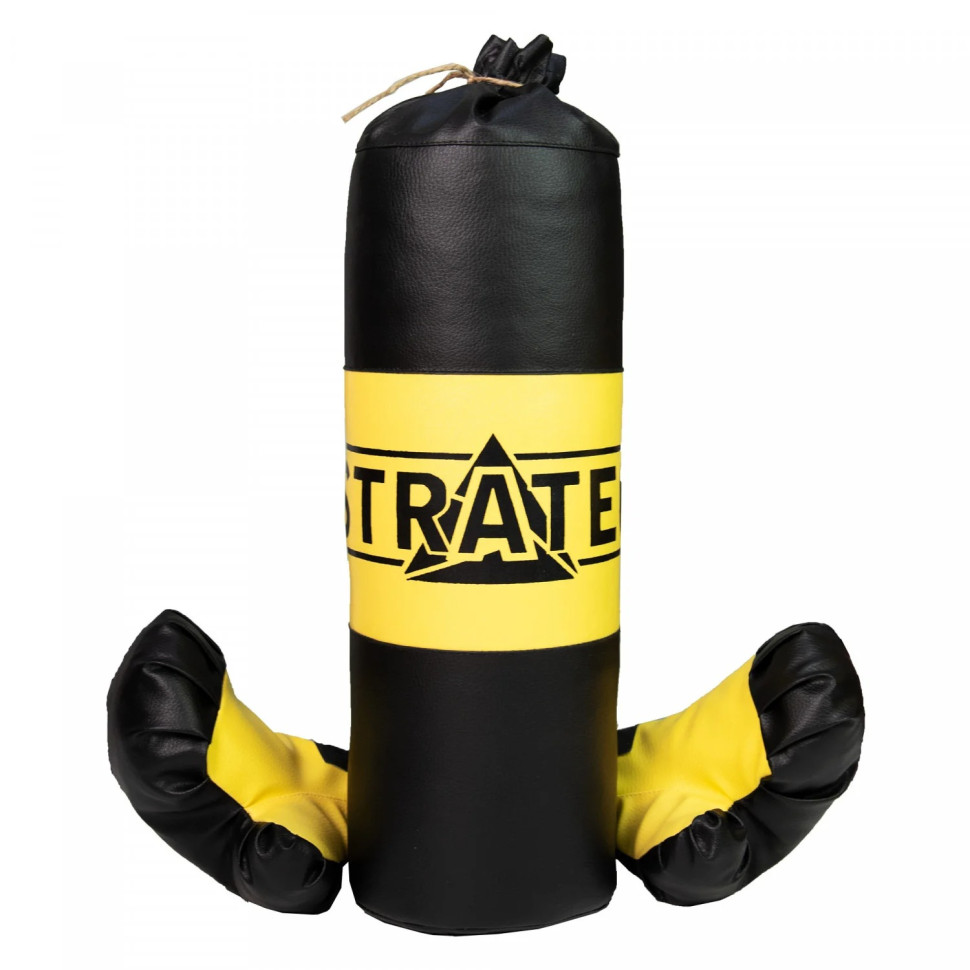 Boxing set "Yellow-black" Strateg 2071ST