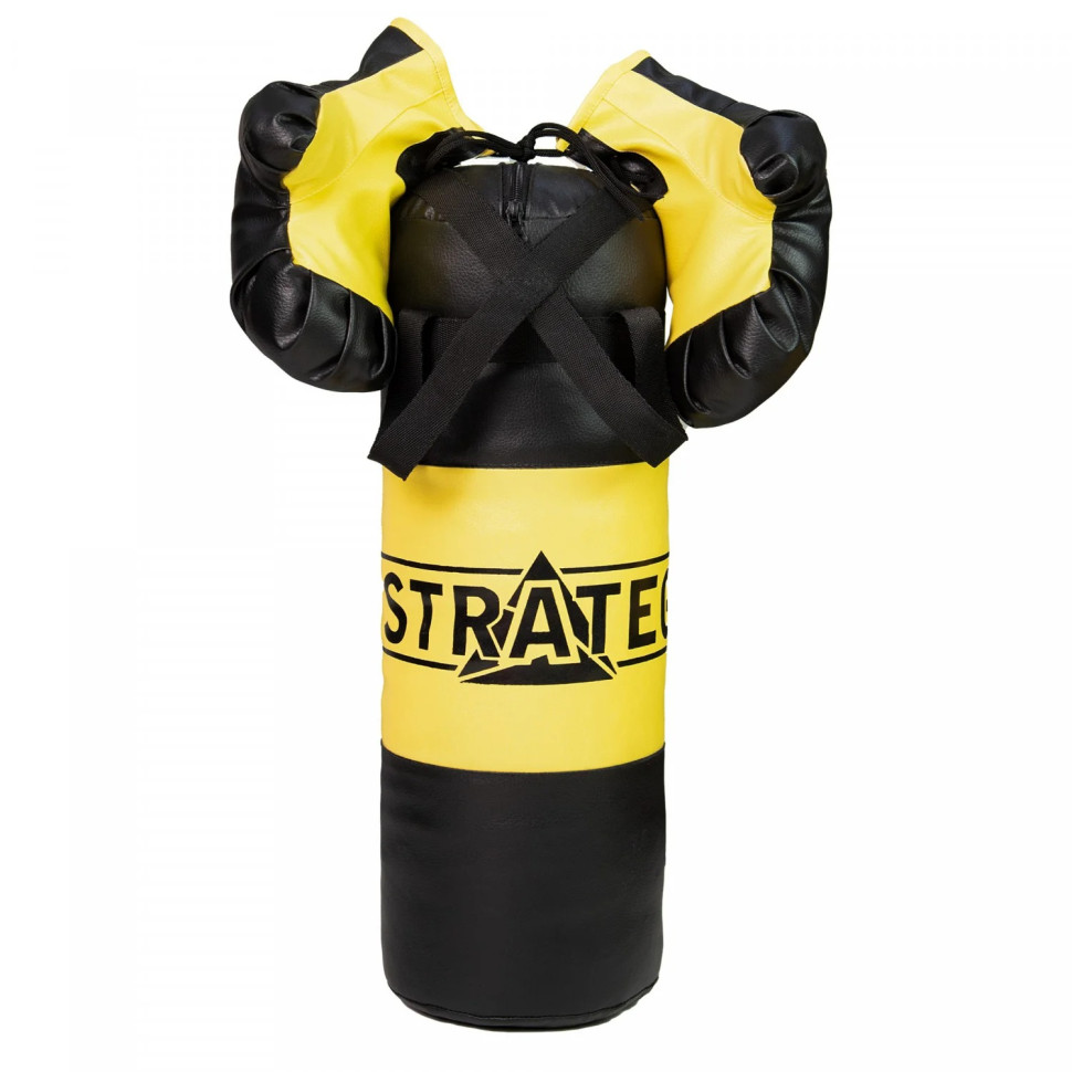 Boxing set "Yellow-black" Strateg 2072ST
