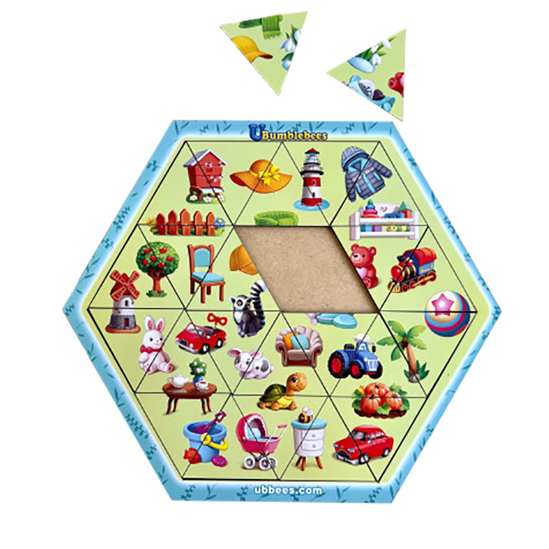 Wooden Puzzle "Assorted" Ubumblebees (PSF125) PSF125