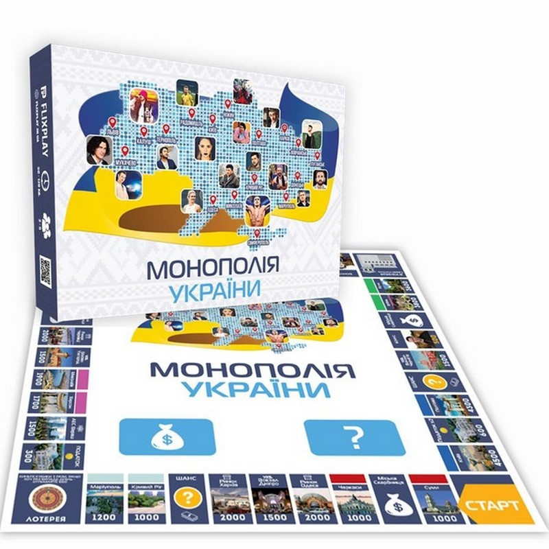 Настольная игра "Монополия Украины" PLR-0044 на украинском языке