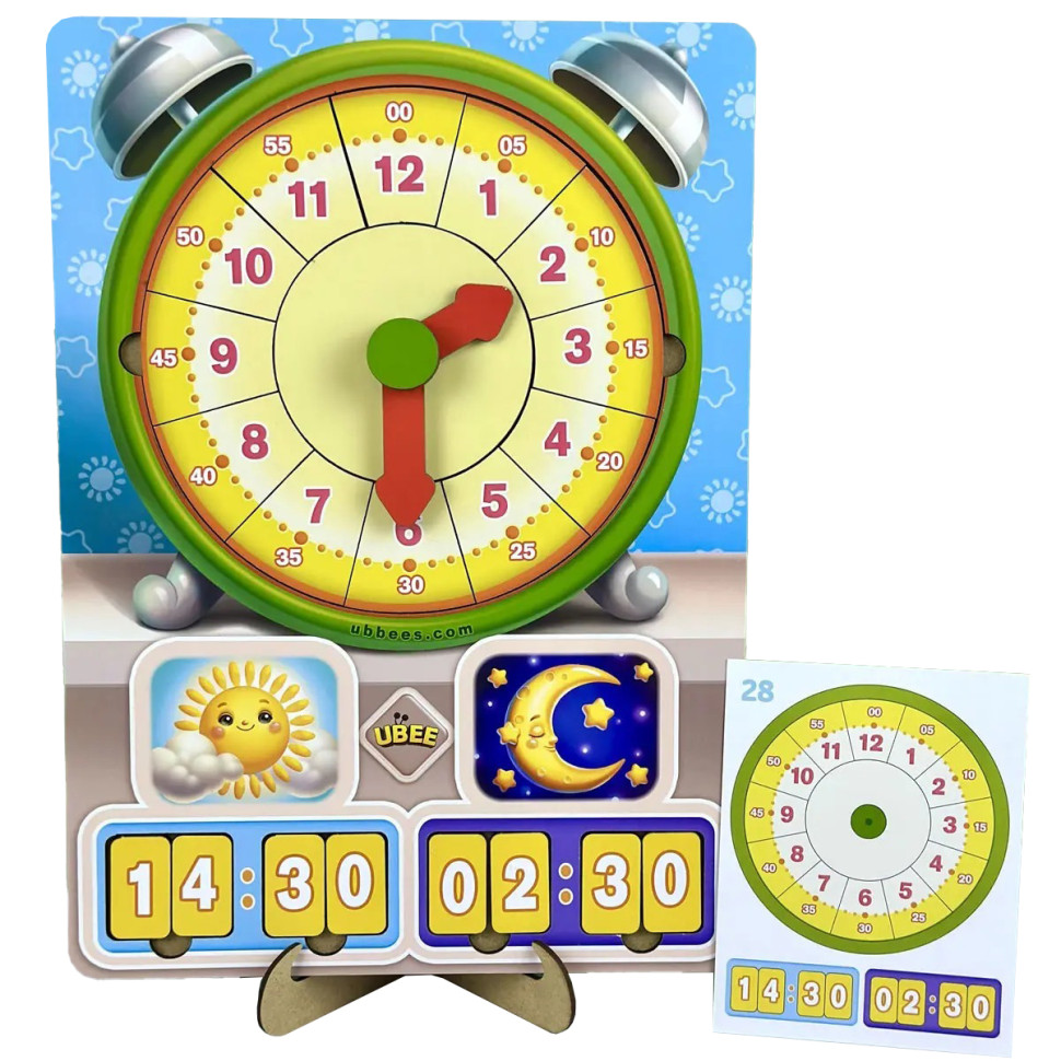 Развивающая игра Часы - Учим время (ПСД279) PSD279
