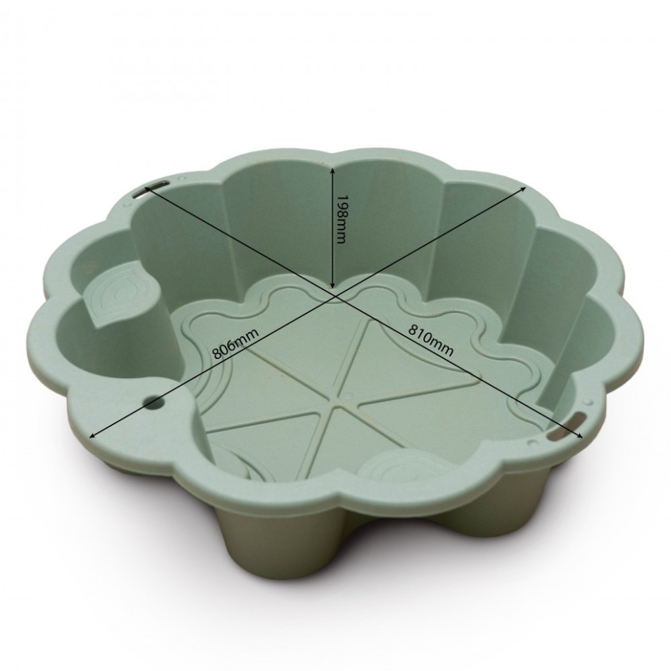 Sandbox-pool "Flower" 01234/03, 80 x 81 x 20