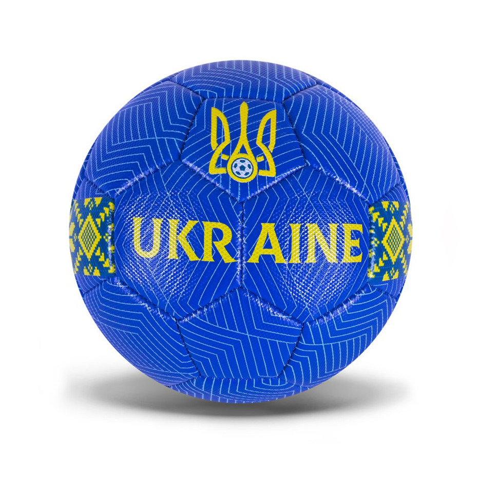 Мяч футбольный "Ukraine" FU2582 размер № 5 Сиинй