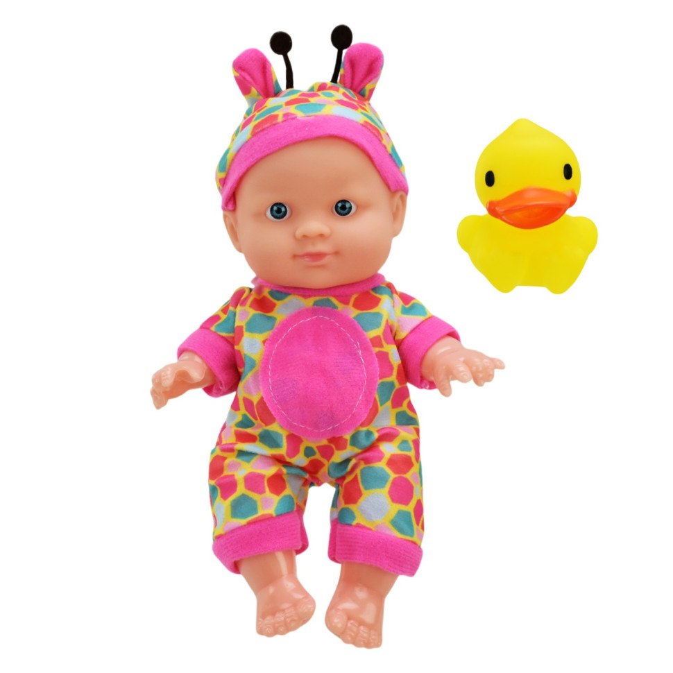 Детская Кукла-Пупс "Cute baby" HX623-5/7 с игрушкой Розовый