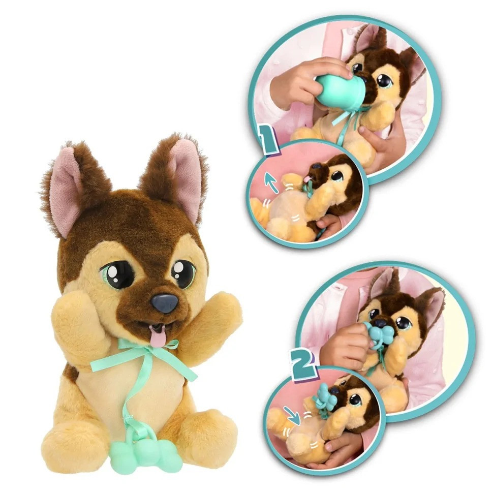 Интерактивная игрушка серии "Yummy" Немецкая овчарка Baby Paws 926363IM с аксессуарами
