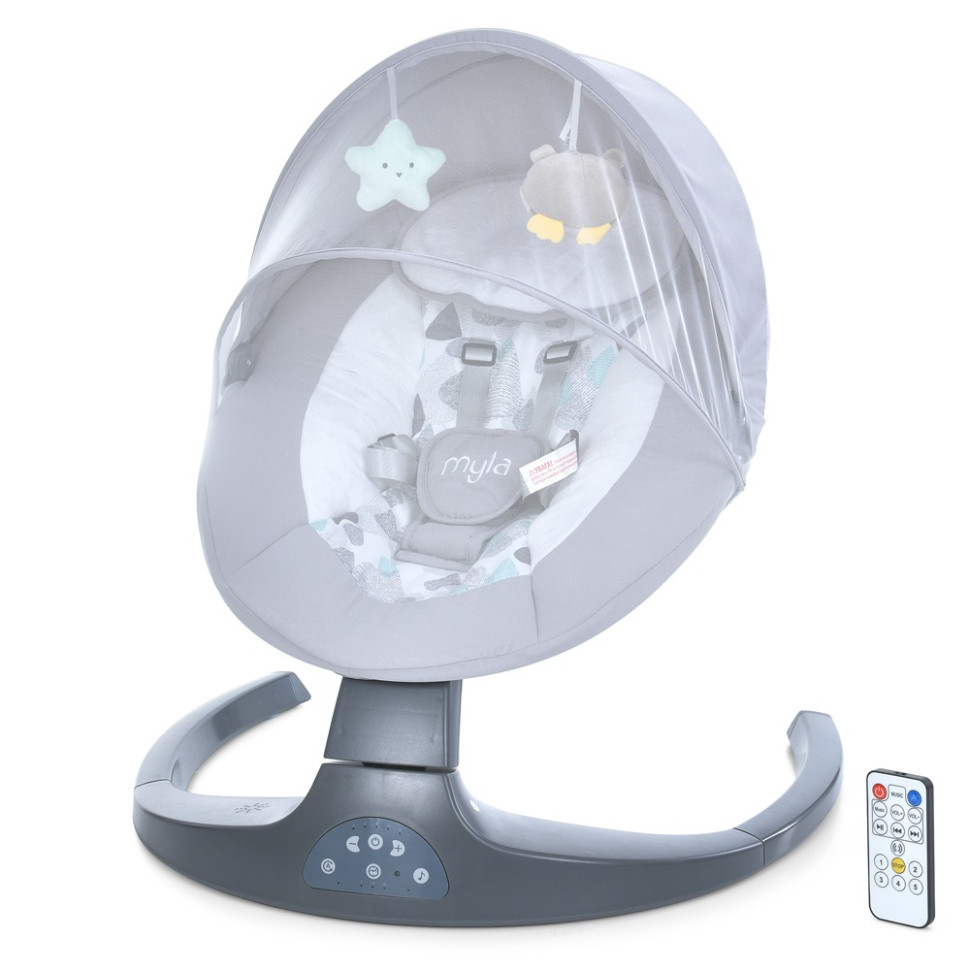 Children's Rocking Center MYLA ME 1074 Medium Gray Drops