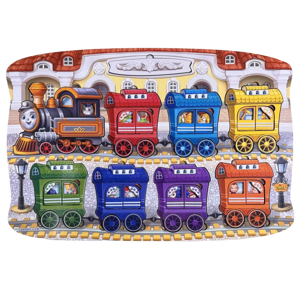 Wooden children's sorter "Big Train" (PSD296) PSD296