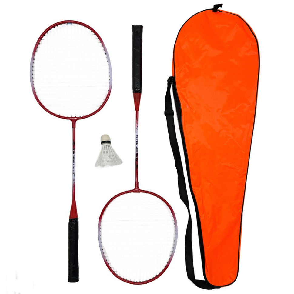 Badminton Set NE-BD-208OR 2 rackets, shuttlecock, case